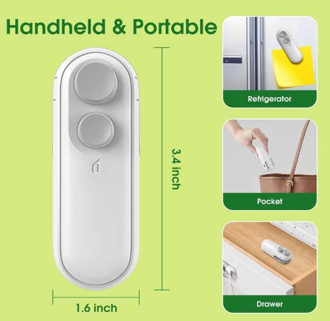 NovaHaven 2-in-1 Mini Sealing Machine