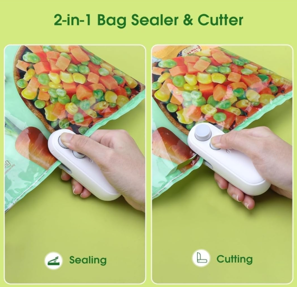 NovaHaven 2-in-1 Mini Sealing Machine